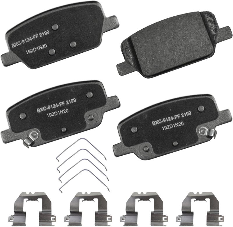 Bendix Premium SBC2199 Ceramic Rear Brake Pads for Hyundai Palisade 2024-2020, Santa Fe 2020-2019, Kia Telluride 2023-2020 - Image 1